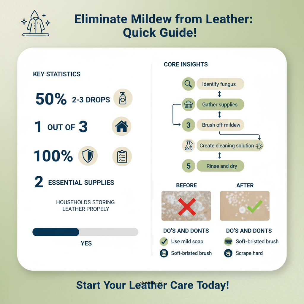 how to clean mildew off leather - Data Infographic and Statistics