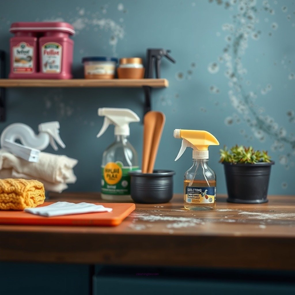 Essential Supplies for Cleaning - how to clean mildew off vinyl