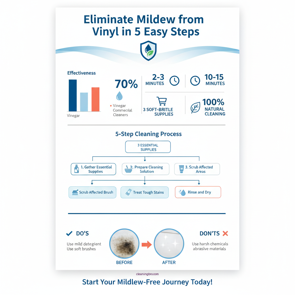 how to clean mildew off vinyl - Data Infographic and Statistics