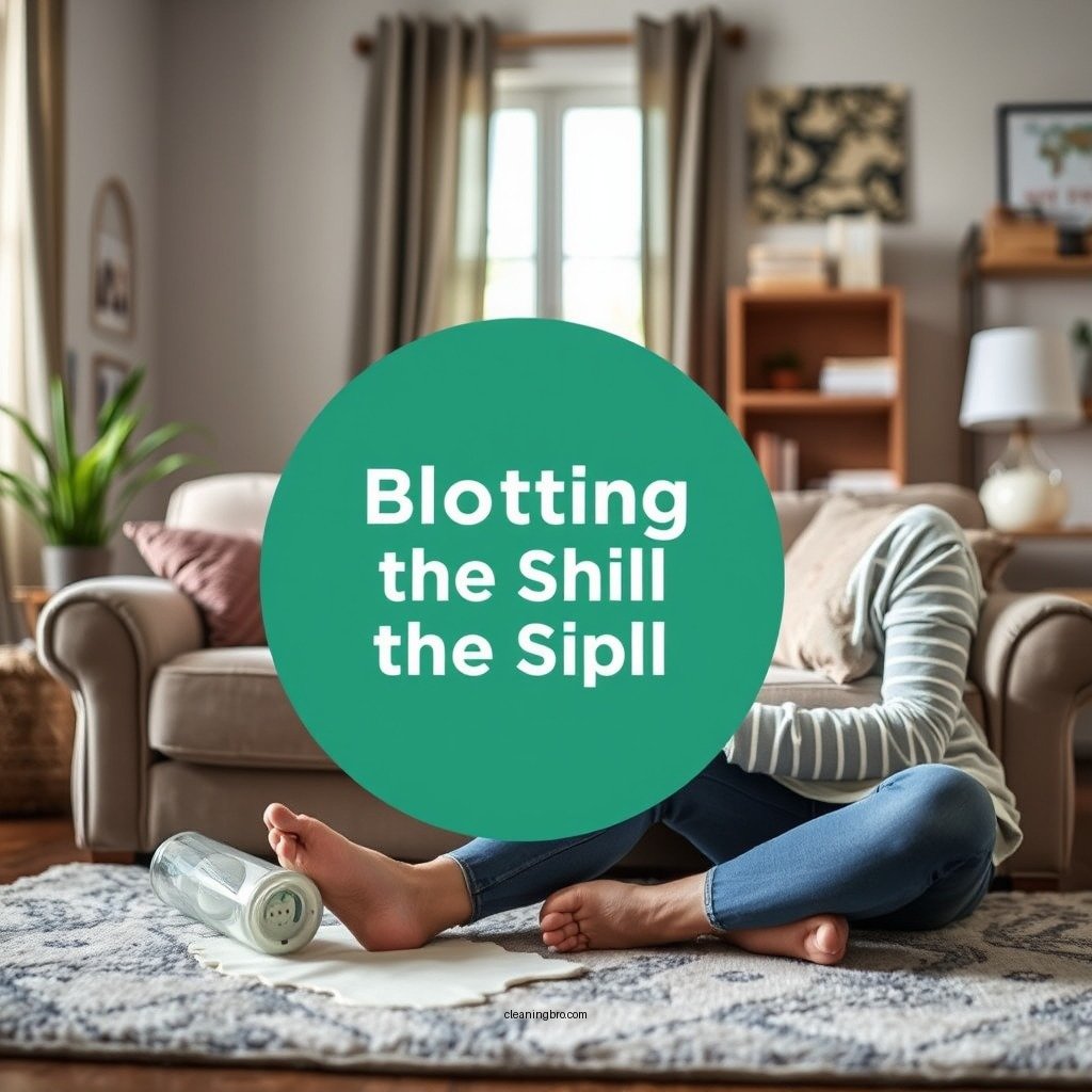 Act Quickly: Blotting the Spill - how to clean milk off suede couch
