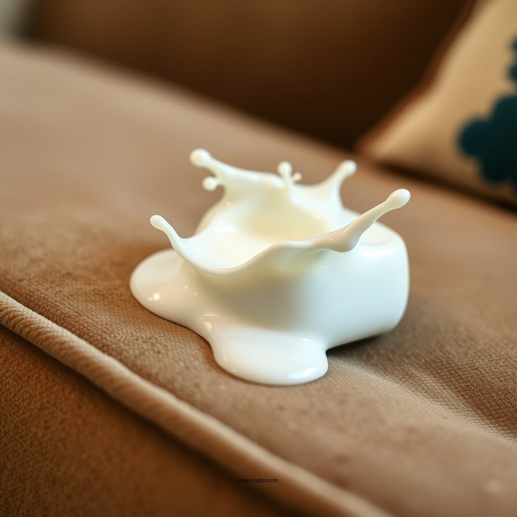 Cleaning the Affected Area - how to clean milk off suede couch