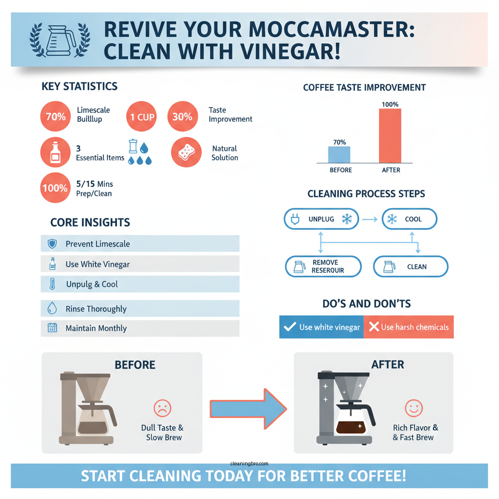 how to clean moccamaster with vinegar - Data Infographic and Statistics