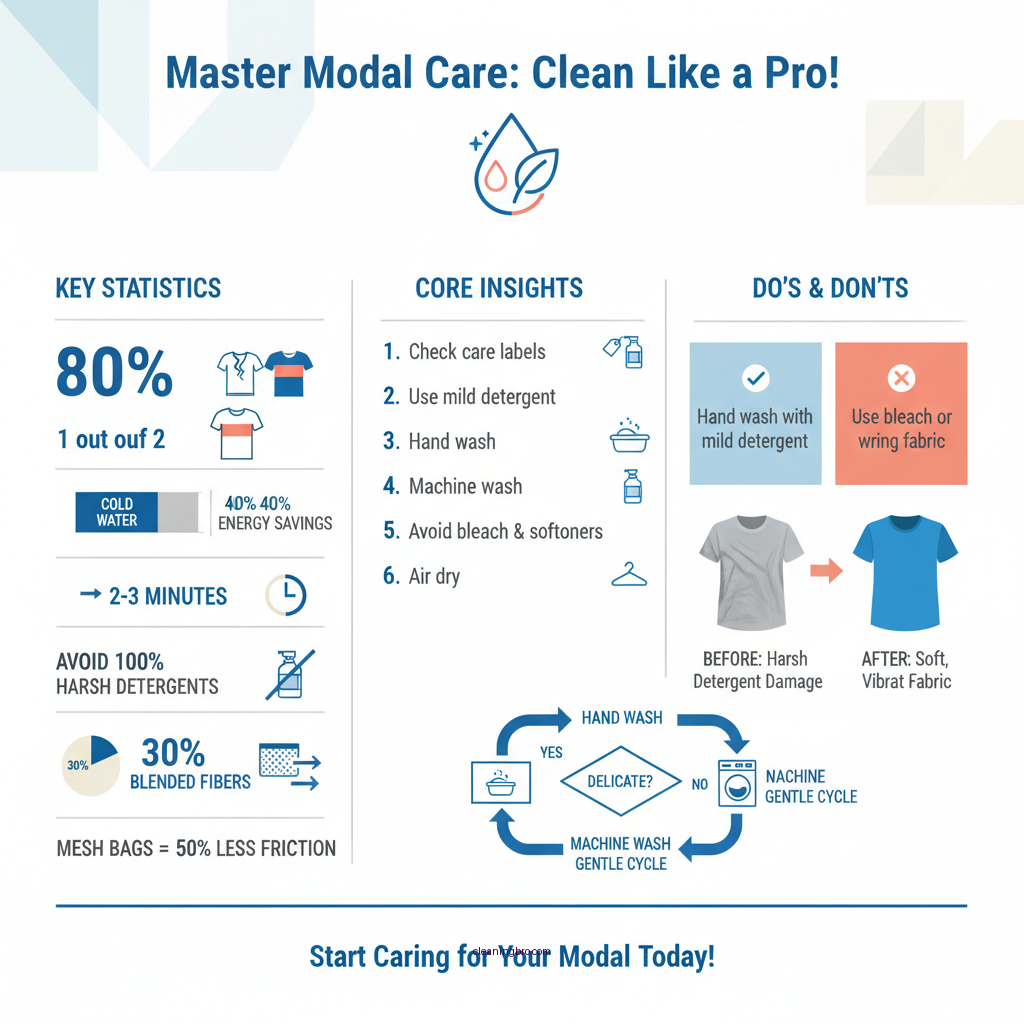 how to clean modal fabric - Data Infographic and Statistics