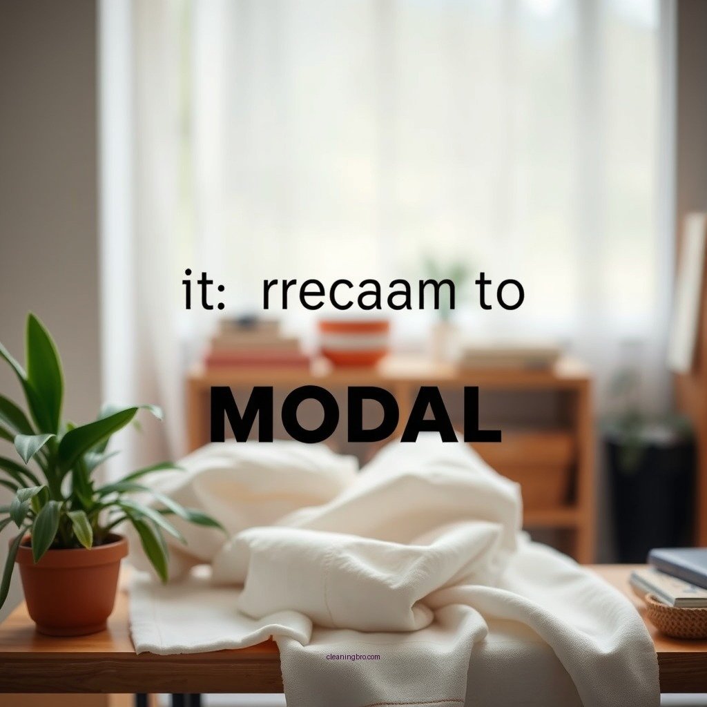 Preparing to Clean Modal - how to clean modal fabric