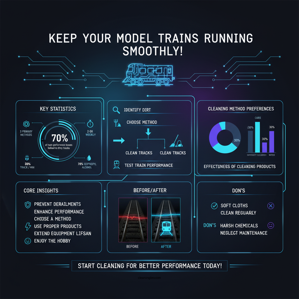how to clean model railway track - Data Infographic and Statistics