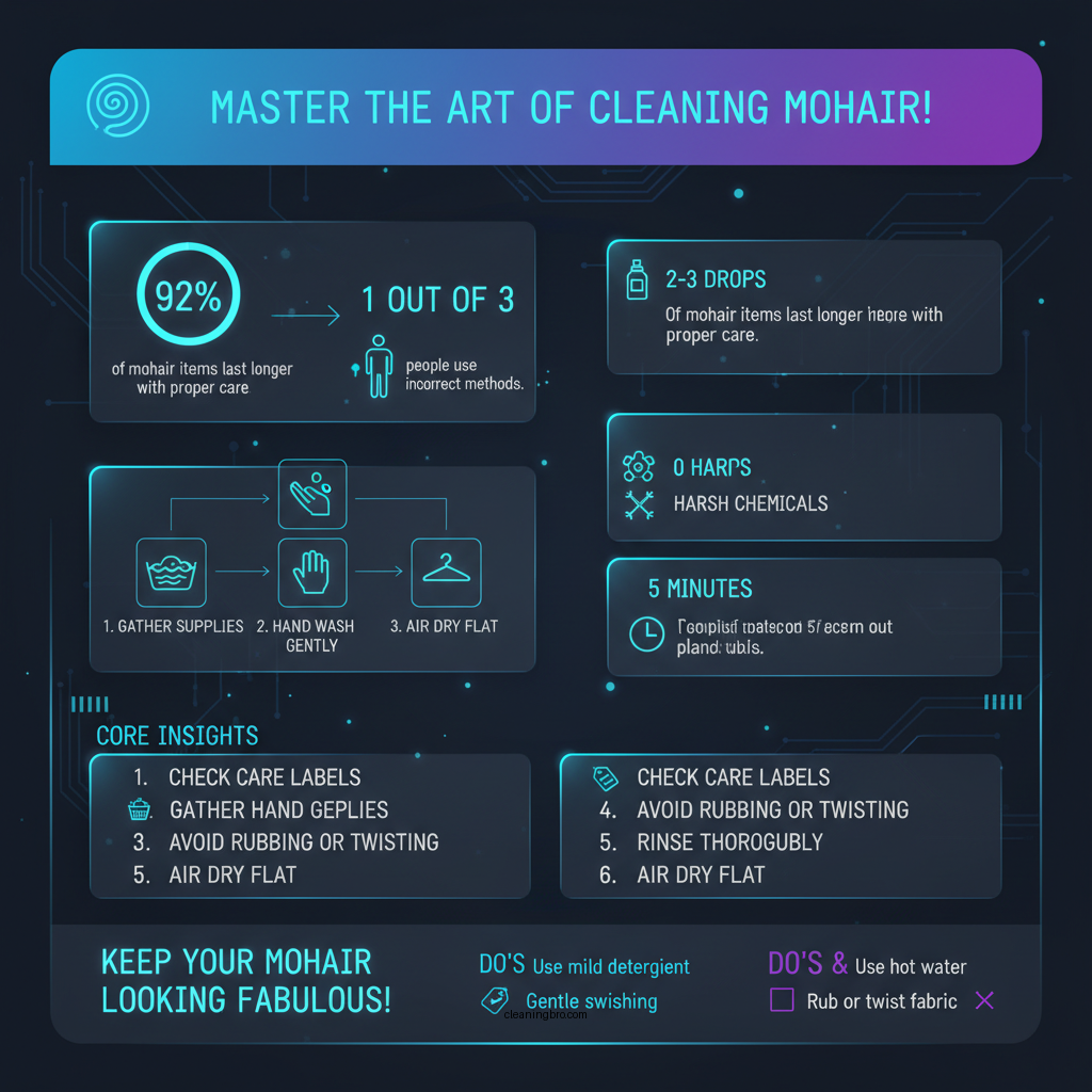 how to clean mohair - Data Infographic and Statistics