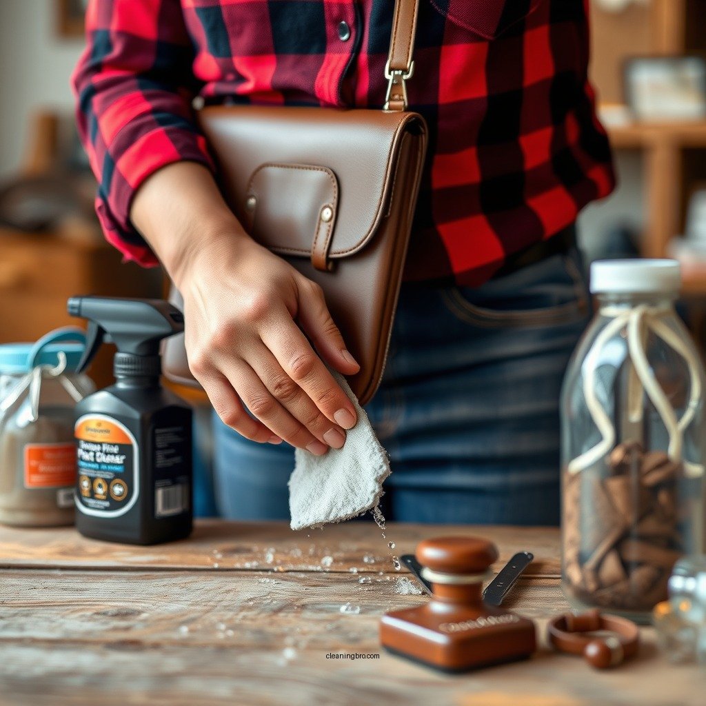 Gathering Necessary Supplies - how to clean mold from leather purse