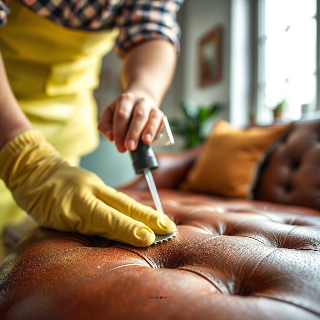 Initial Cleaning Steps - how to clean mold from leather furniture