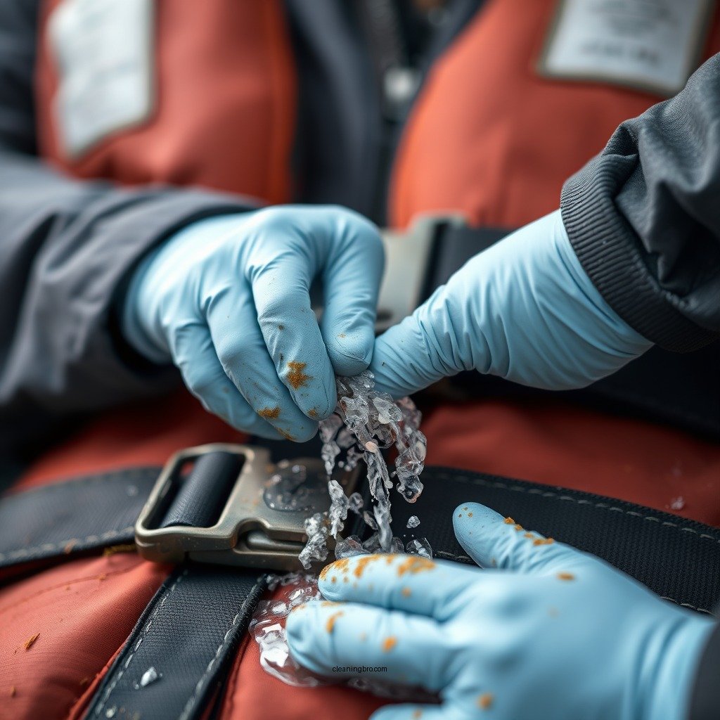 Step-by-Step Cleaning Process - how to clean mold from life jackets