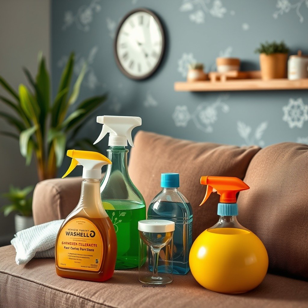 Essential Cleaning Supplies - how to clean mold from sofa