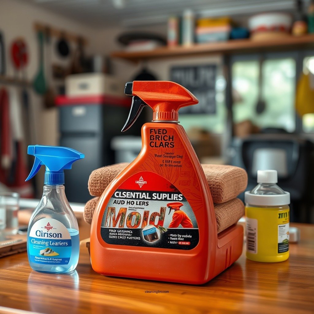 Essential Cleaning Supplies - how to clean mold off boat seats