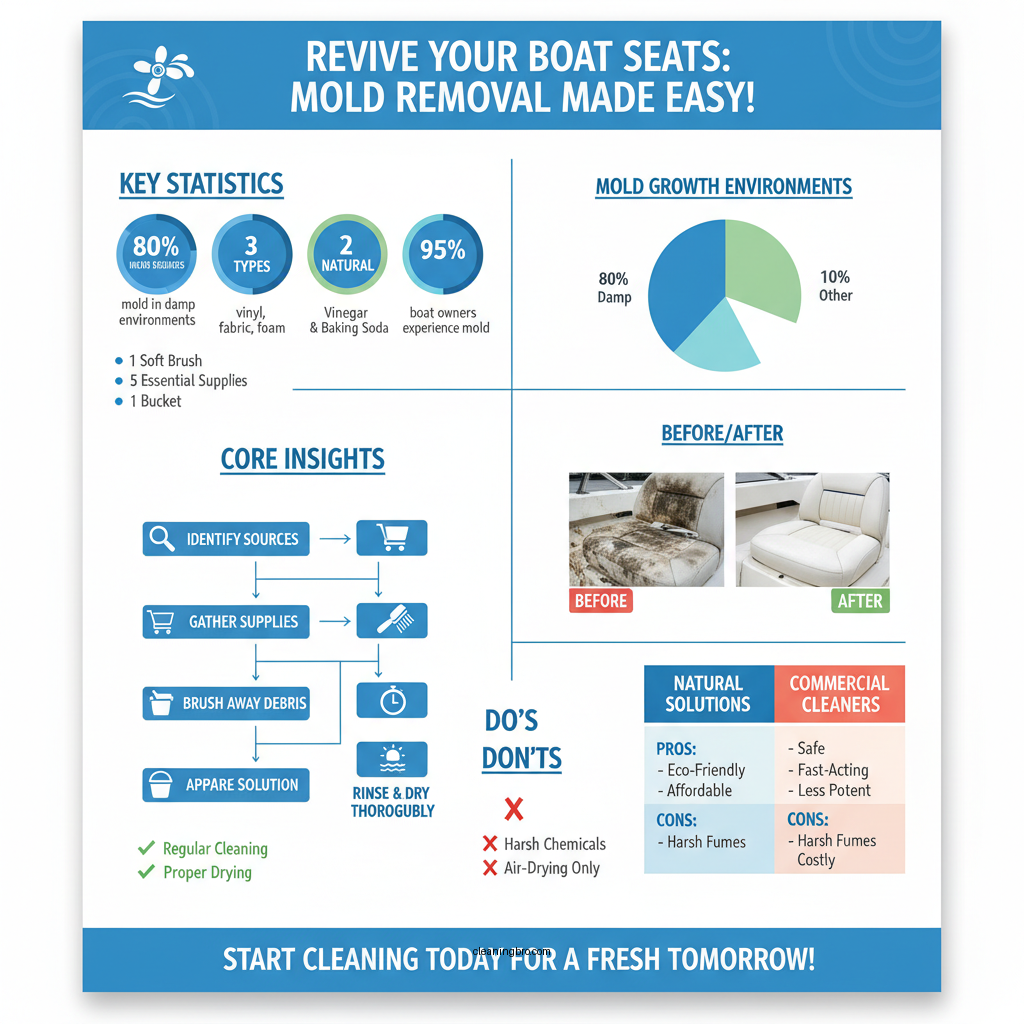 how to clean mold off boat seats - Data Infographic and Statistics