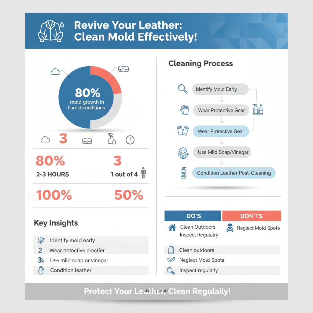 how to clean mold off leather coat - Data Infographic and Statistics