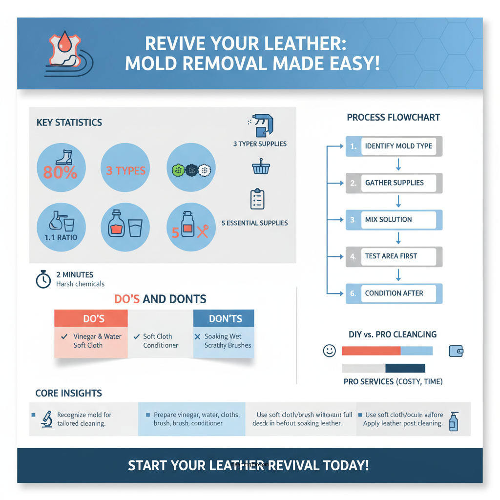 how to clean mold off leather - Data Infographic and Statistics