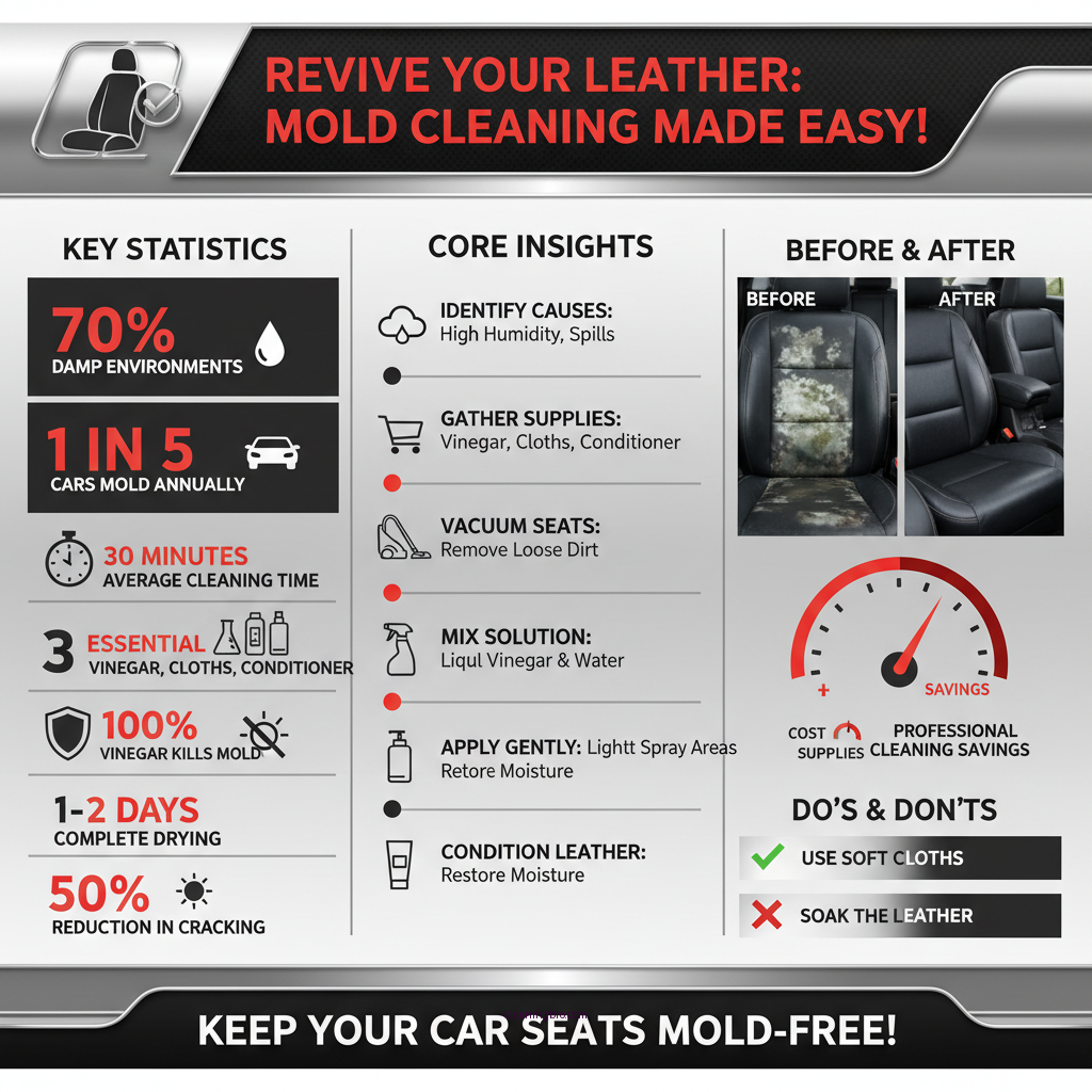 how to clean mold off leather car seats - Data Infographic and Statistics