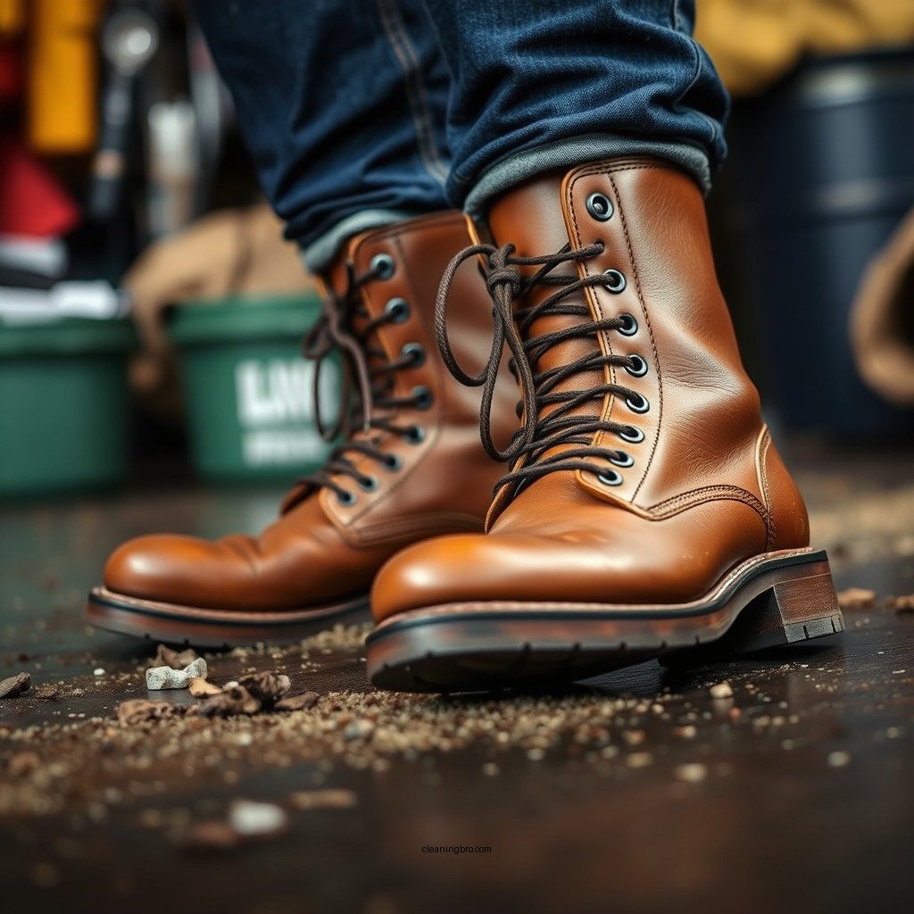Preparing for Cleaning - how to clean mold off leather boots