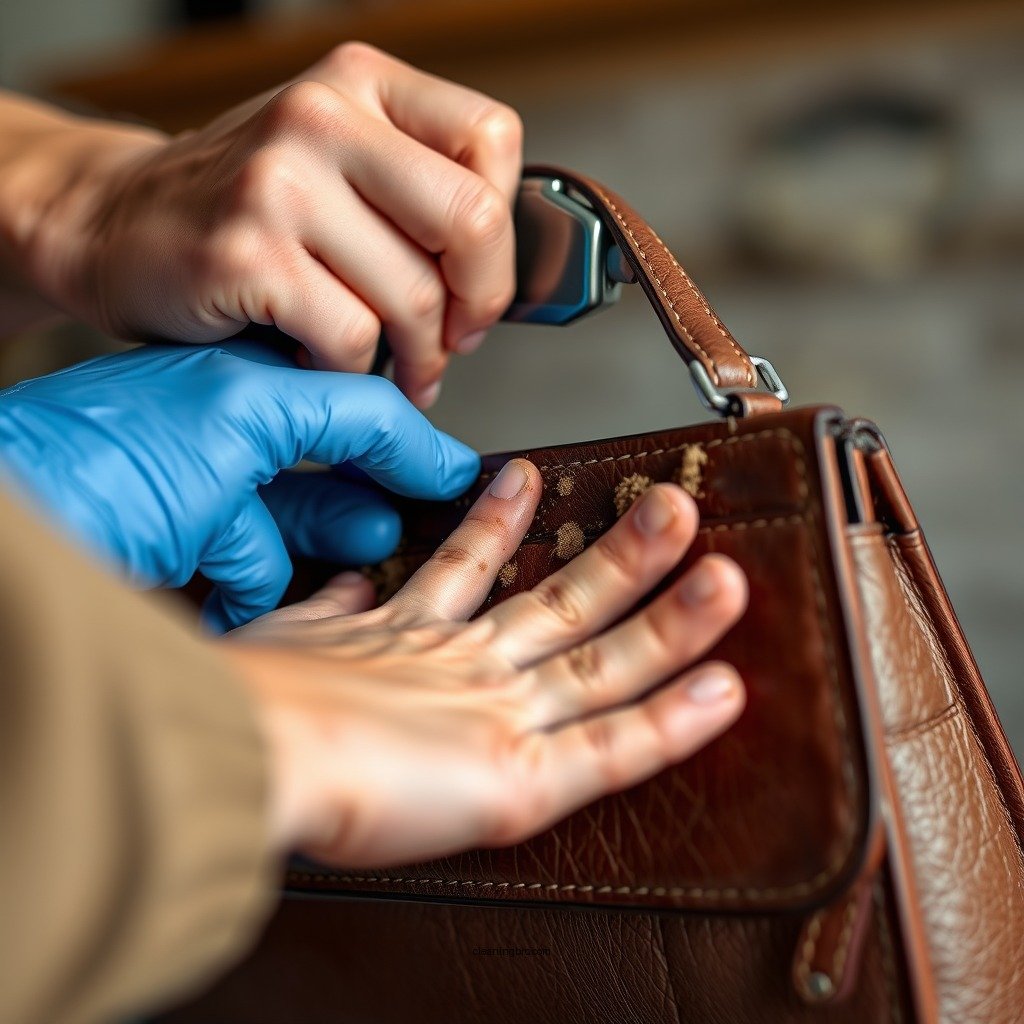 Step-by-Step Mold Removal Process - how to clean mold off leather purse