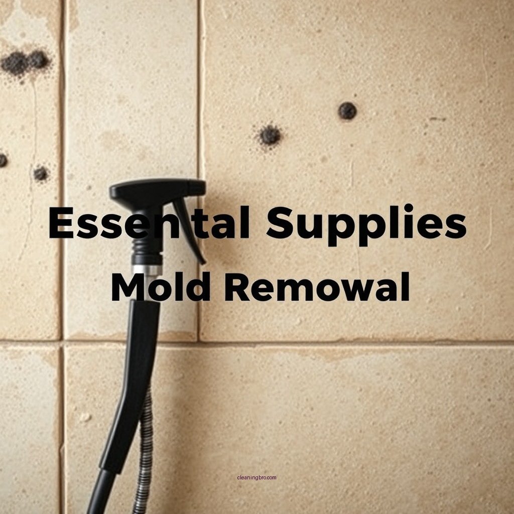 Essential Supplies for Mold Removal - how to clean mold off natural stone shower