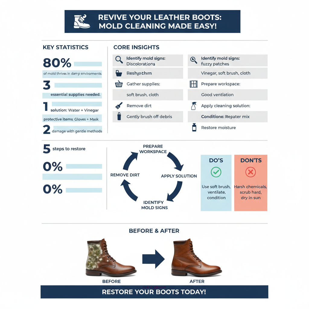 how to clean mold off of leather boots - Data Infographic and Statistics