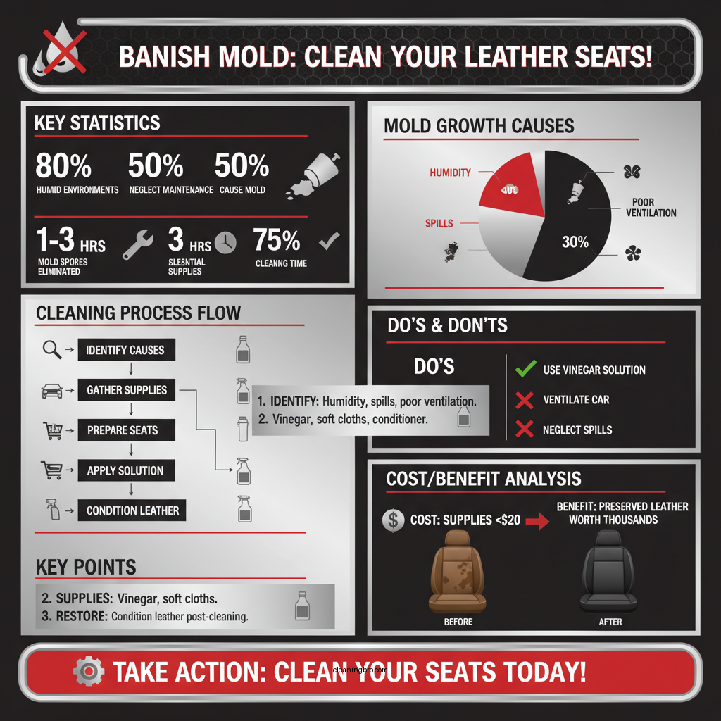 how to clean mold off of leather car seats - Data Infographic and Statistics