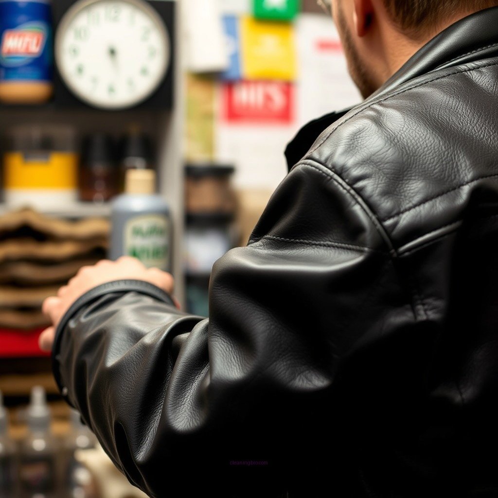 Preparing for Cleaning - how to clean mold off of leather jacket