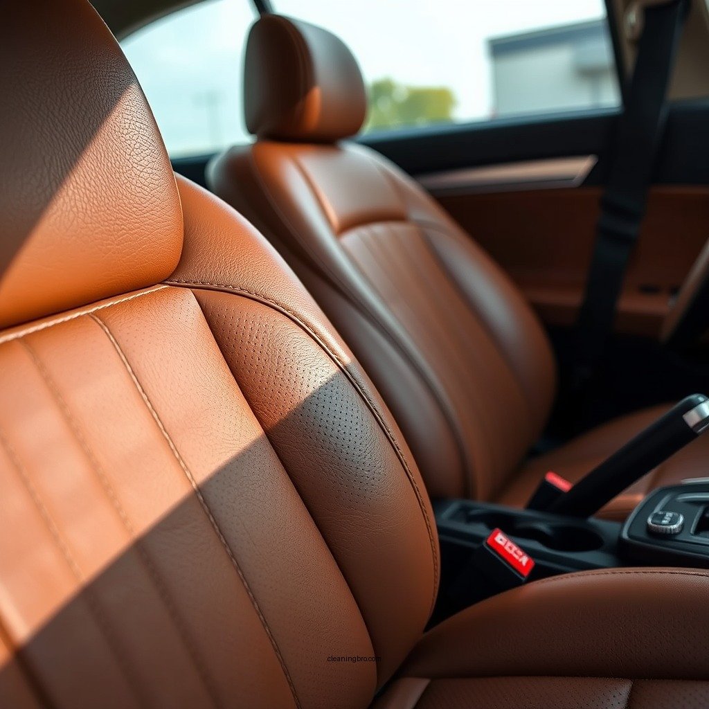 Preparing the Leather Seats for Cleaning - how to clean mold off of leather car seats