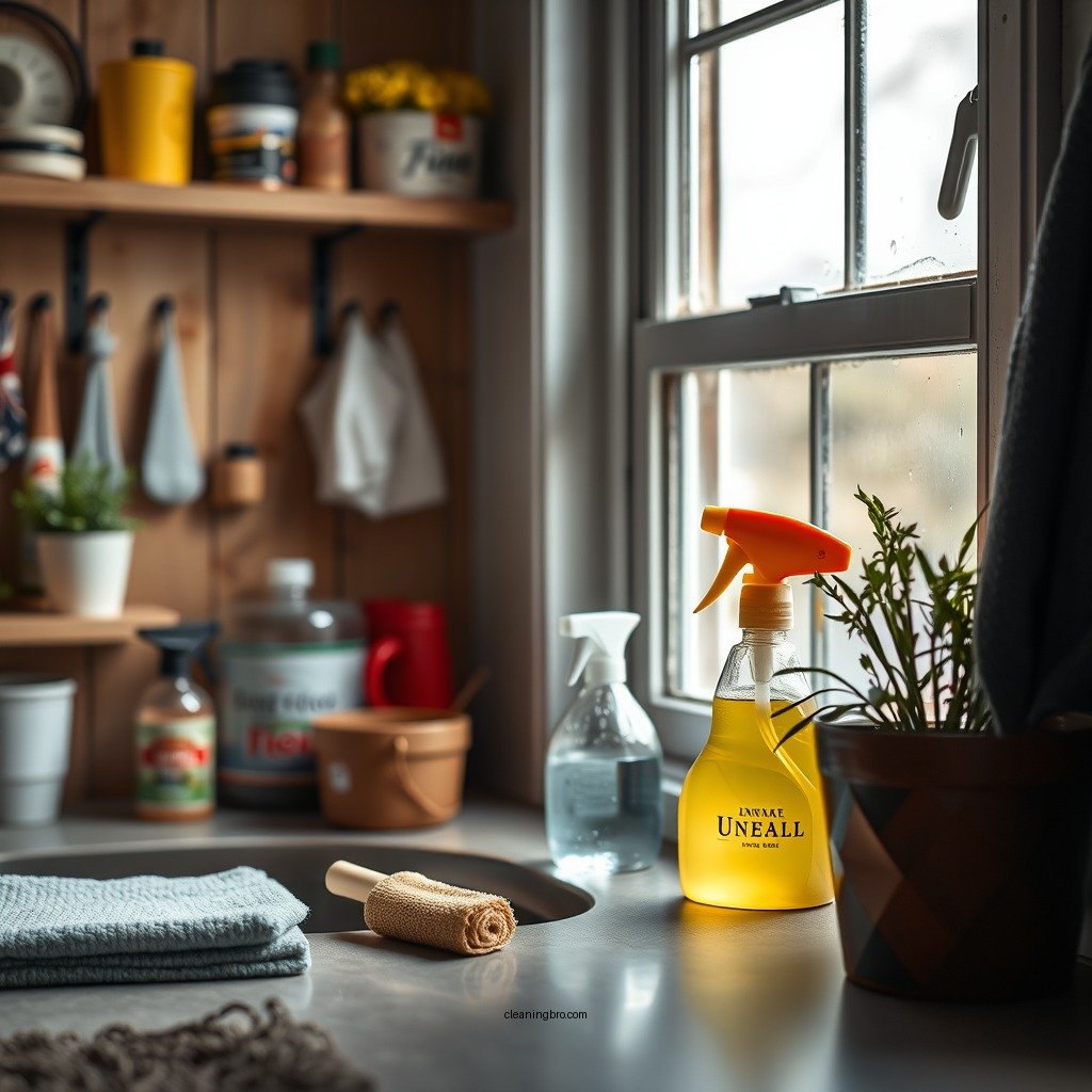 Essential Cleaning Supplies - how to clean mold on window sills
