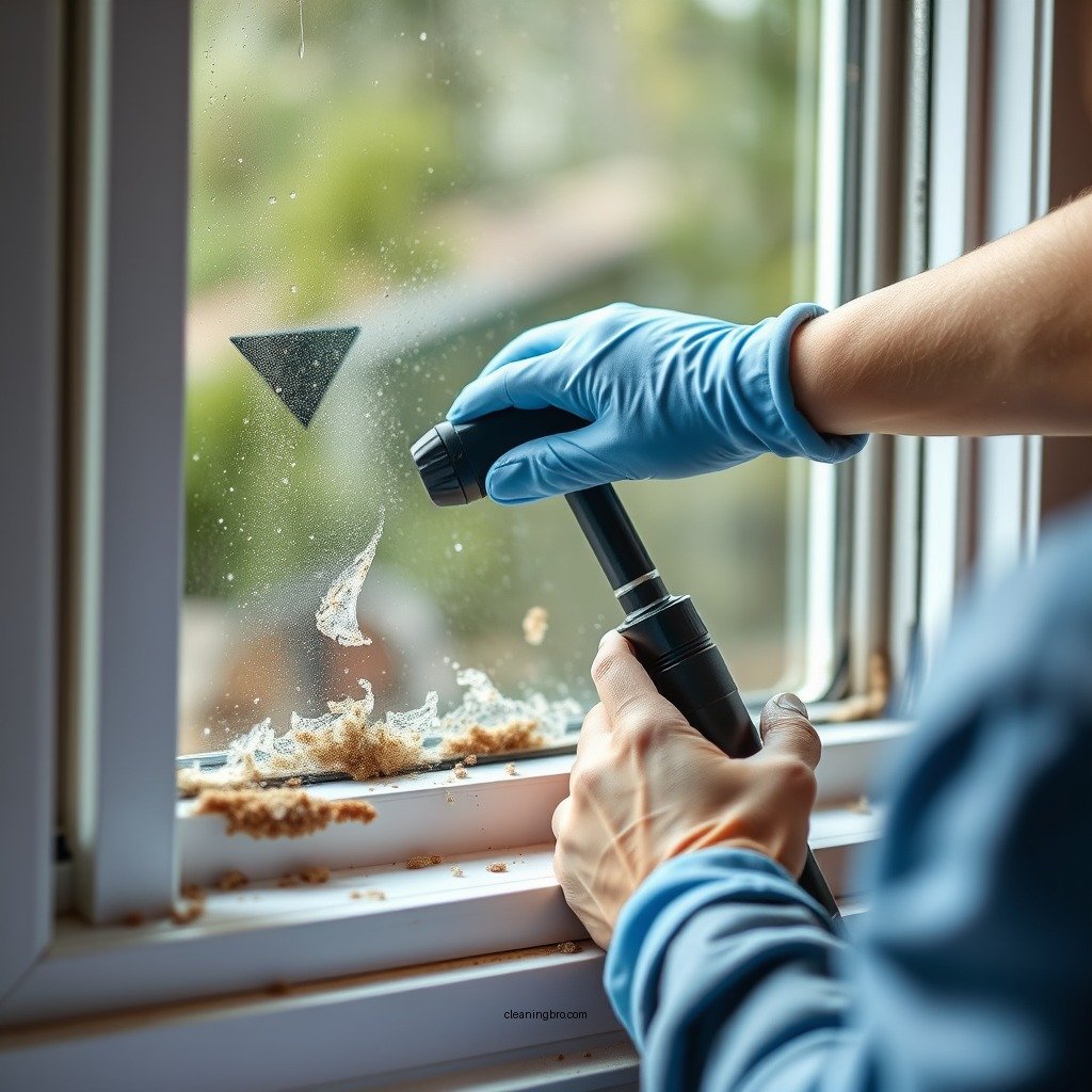 Step-by-Step Cleaning Process - how to clean mold on window sills