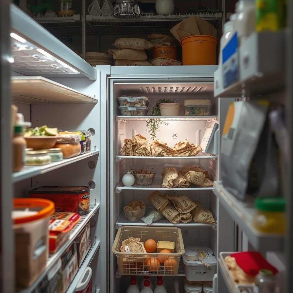 Preparing for Cleaning - how to clean mold out of a freezer