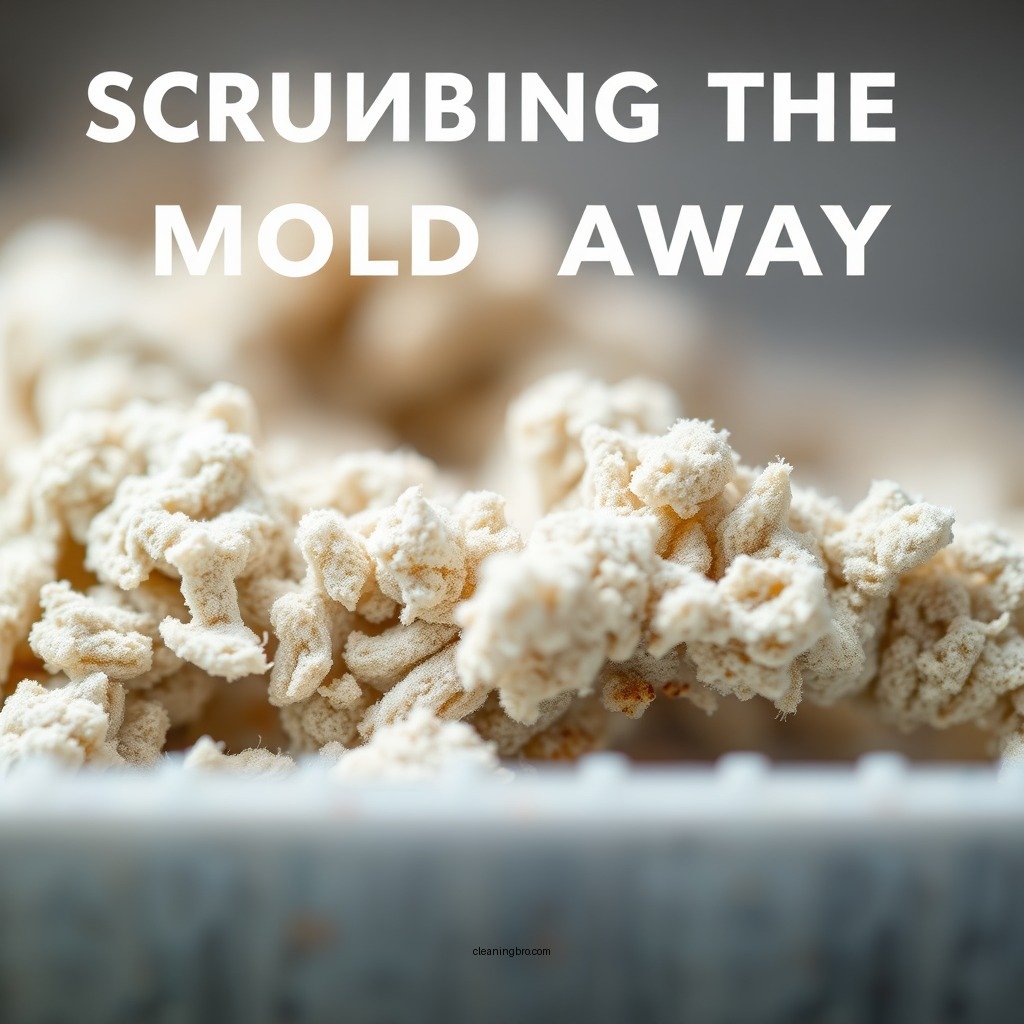 Scrubbing the Mold Away - how to clean mold out of a freezer