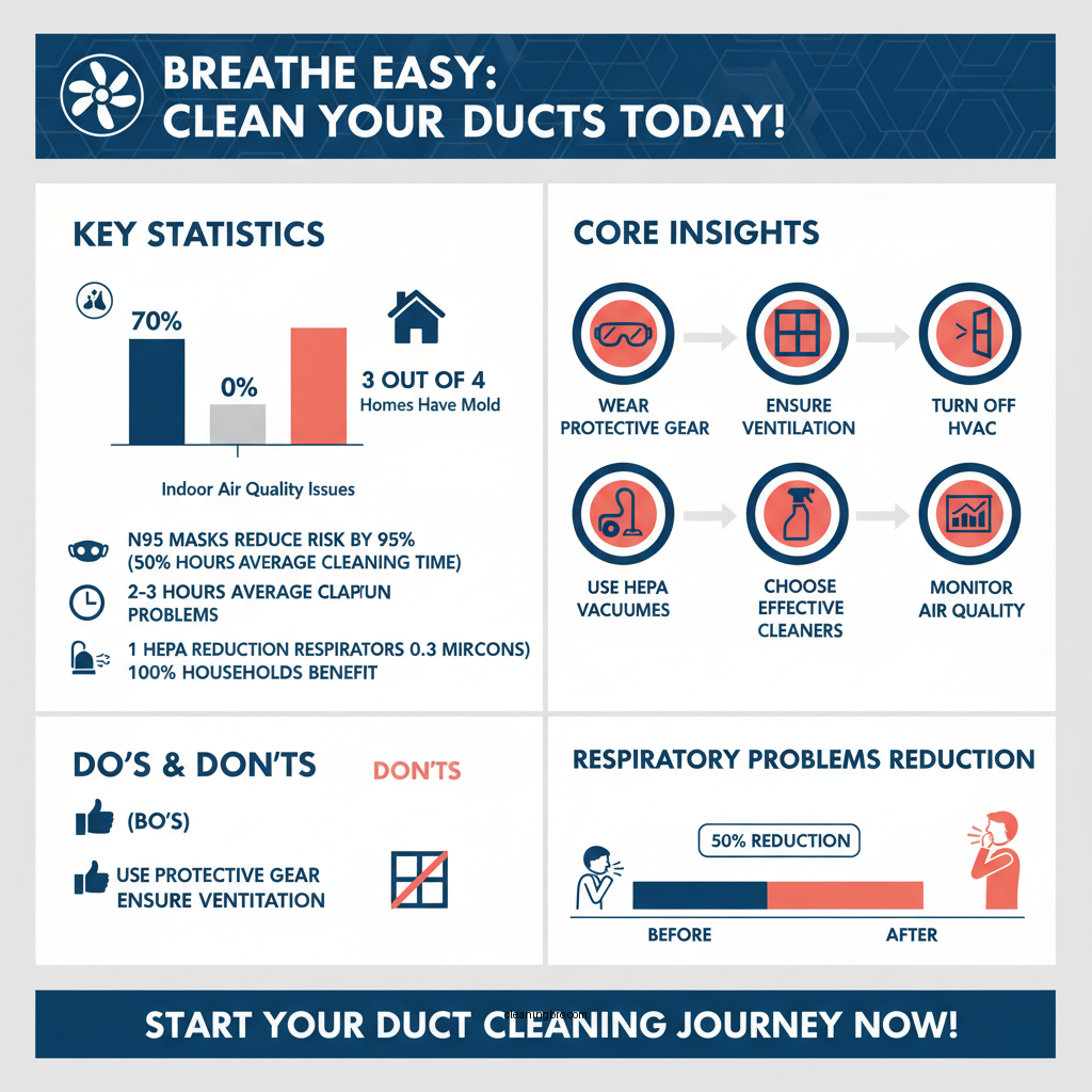 how to clean mold out of ductwork - Data Infographic and Statistics