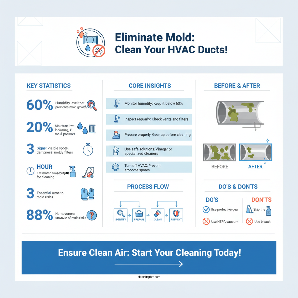 how to clean mold out of hvac ducts - Data Infographic and Statistics