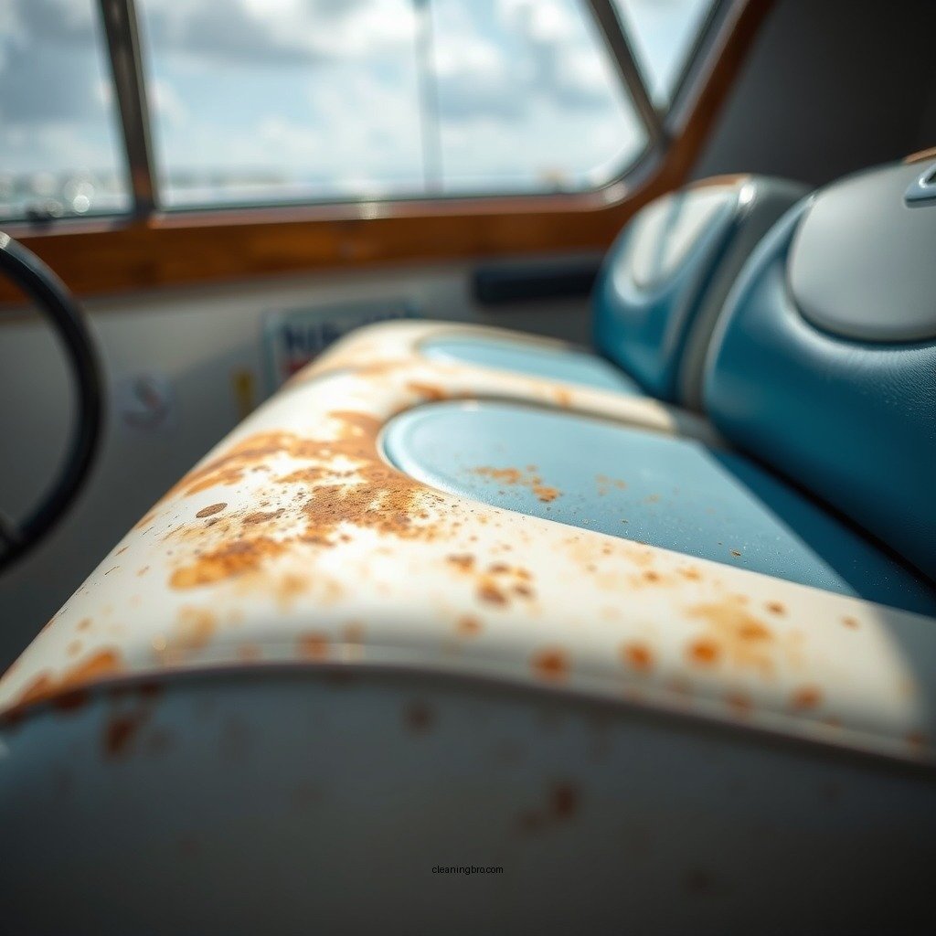 Clean the Moldy Seats - how to clean moldy boat seats