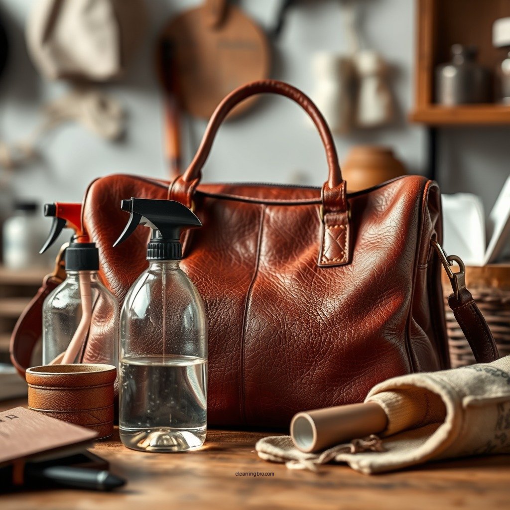 Essential Supplies for Cleaning - how to clean moldy leather bag