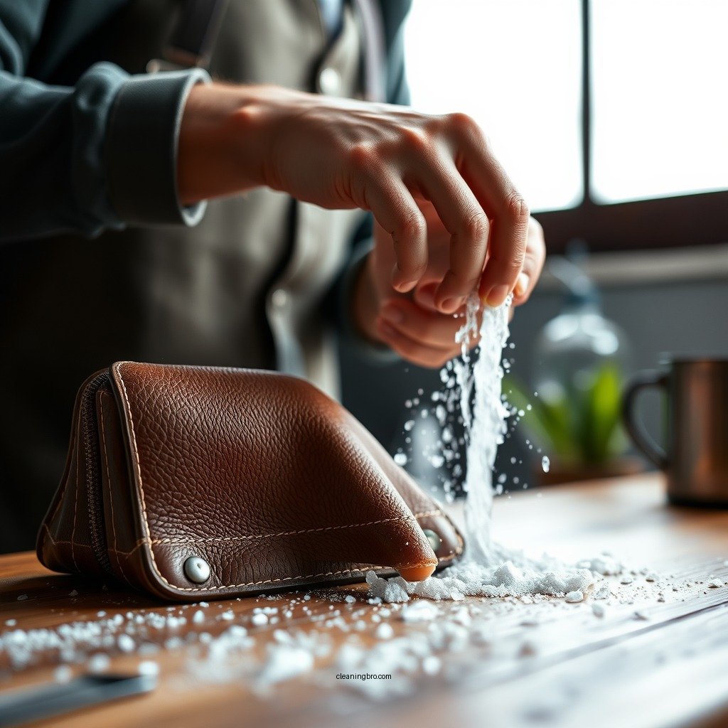Step-by-Step Cleaning Process - how to clean moldy leather bag