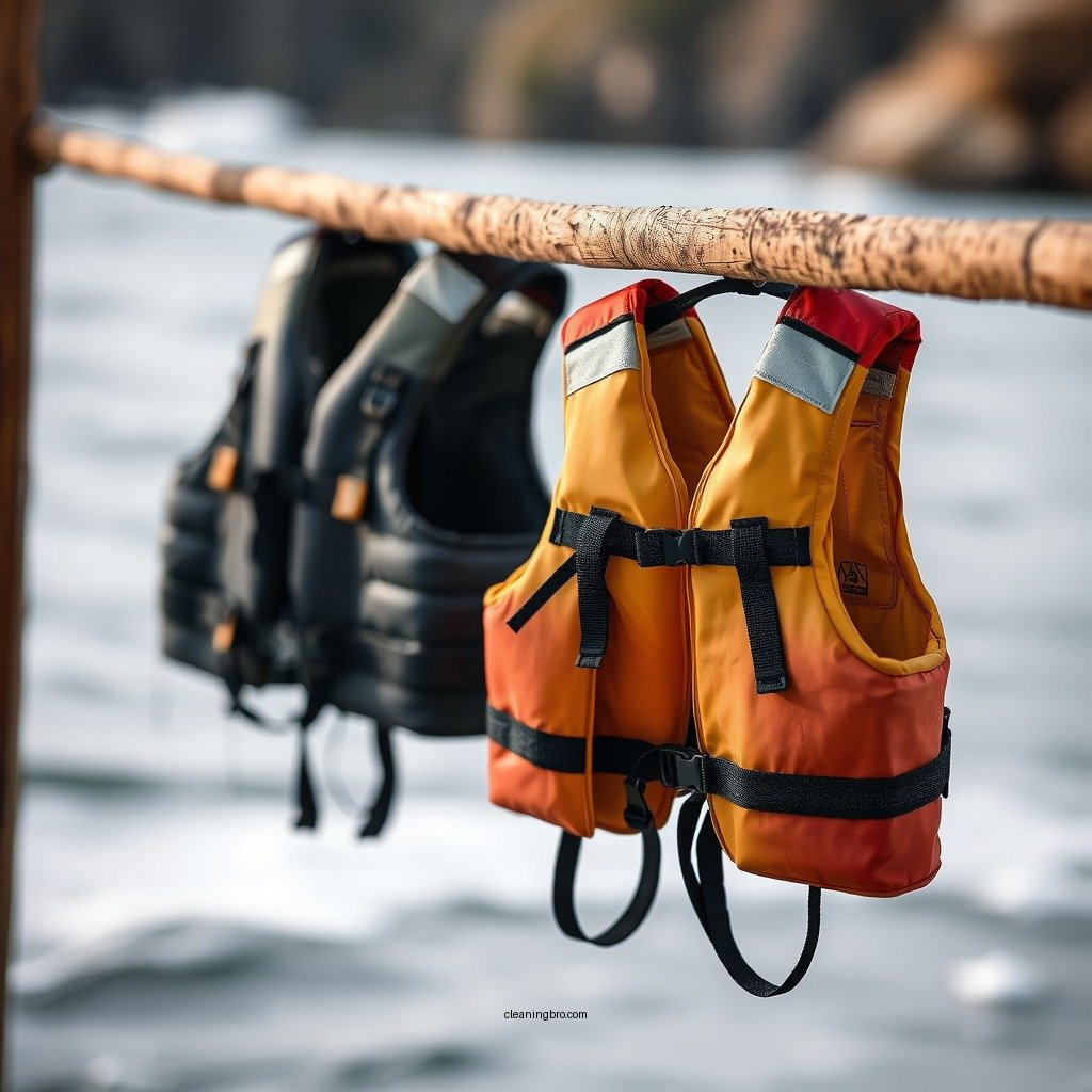 Gather Your Supplies - how to clean moldy life jackets