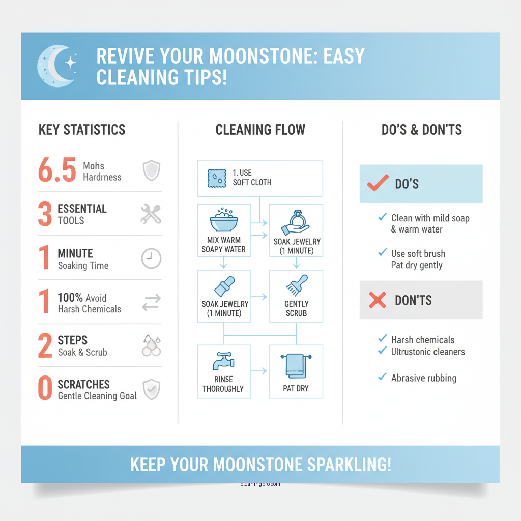 how to clean moonstone - Data Infographic and Statistics