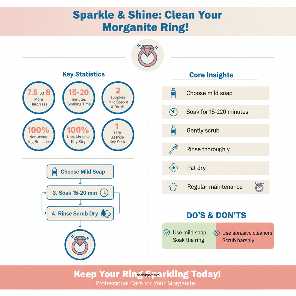 how to clean morganite ring - Data Infographic and Statistics