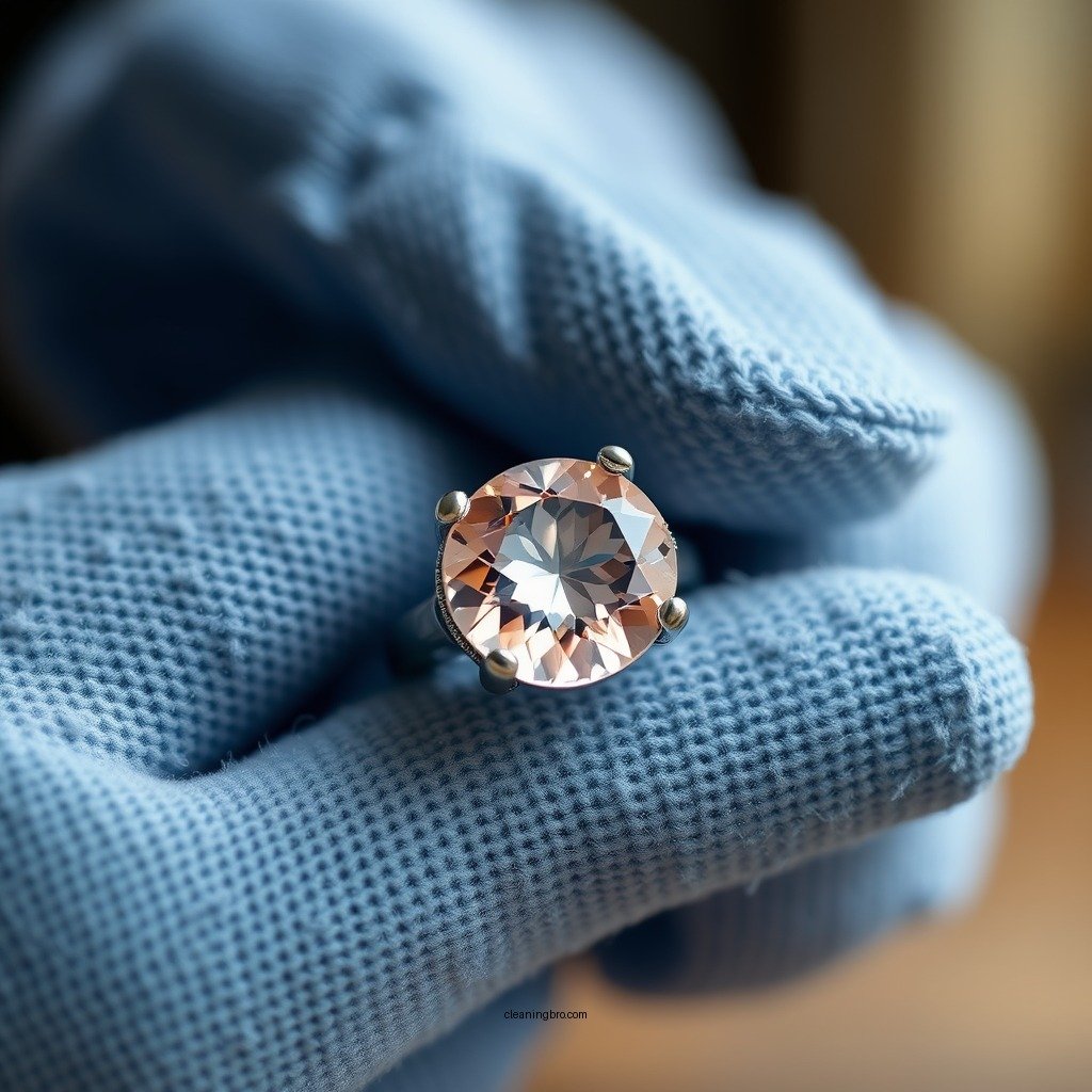 Step-by-Step Cleaning Process - how to clean morganite ring