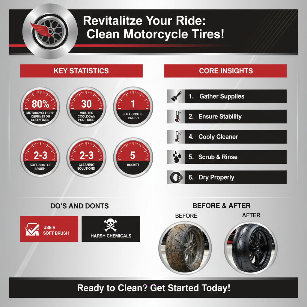 how to clean motorcycle tires - Data Infographic and Statistics