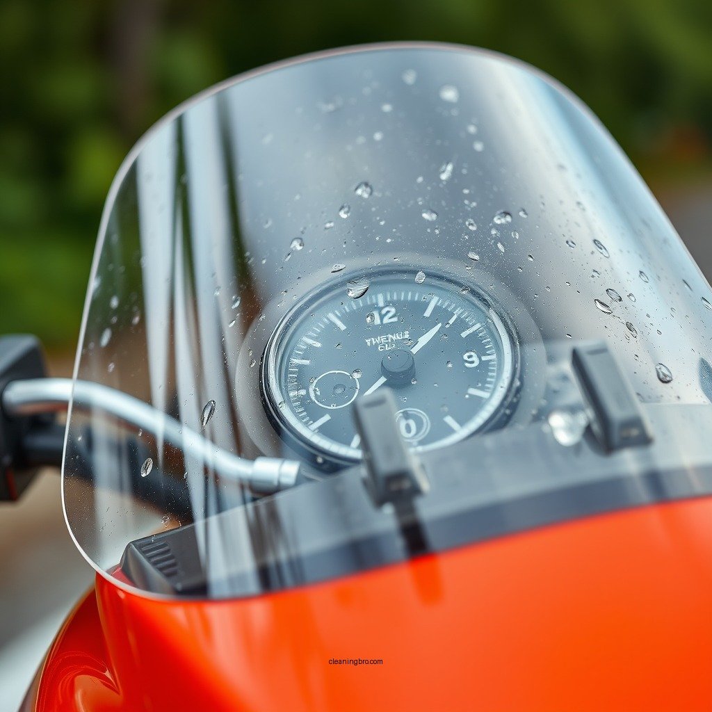 Cleaning Techniques - how to clean motorcycle windshield