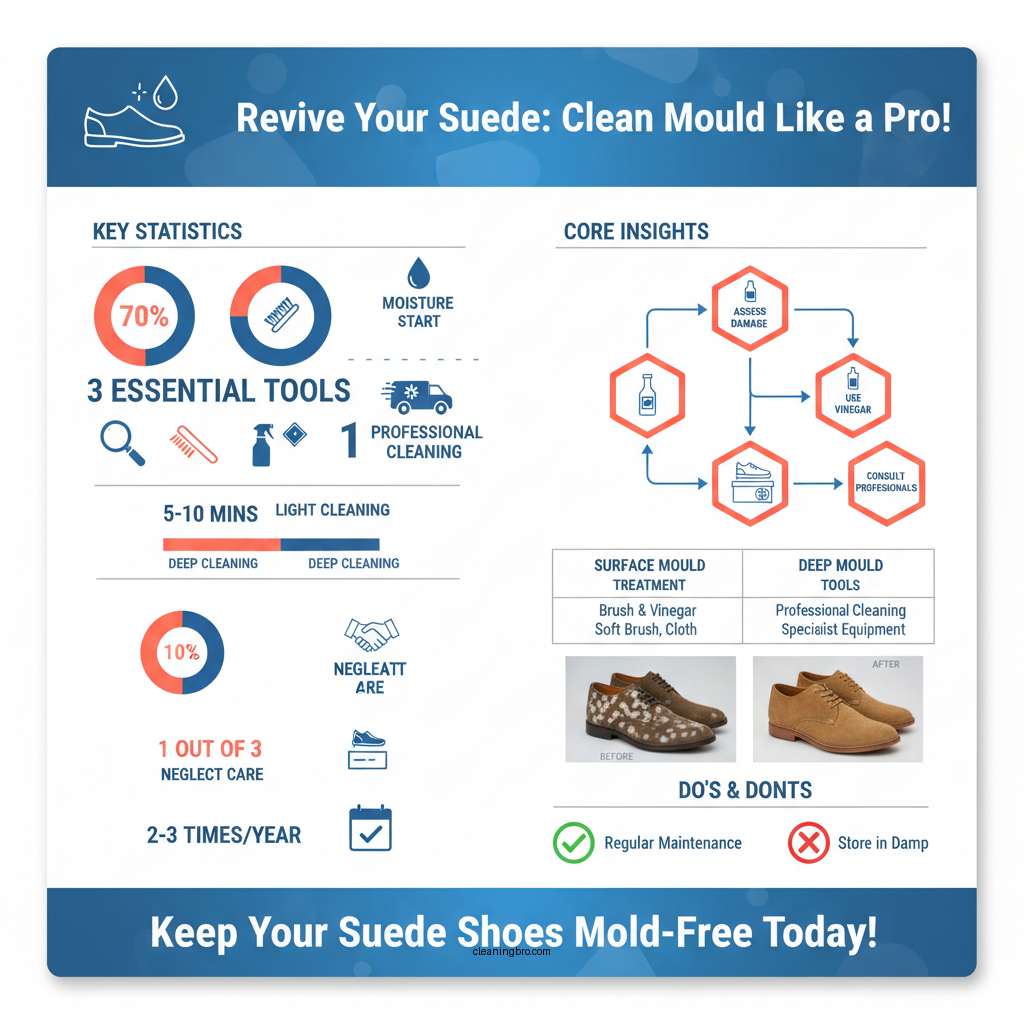 how to clean mould off suede shoes - Data Infographic and Statistics