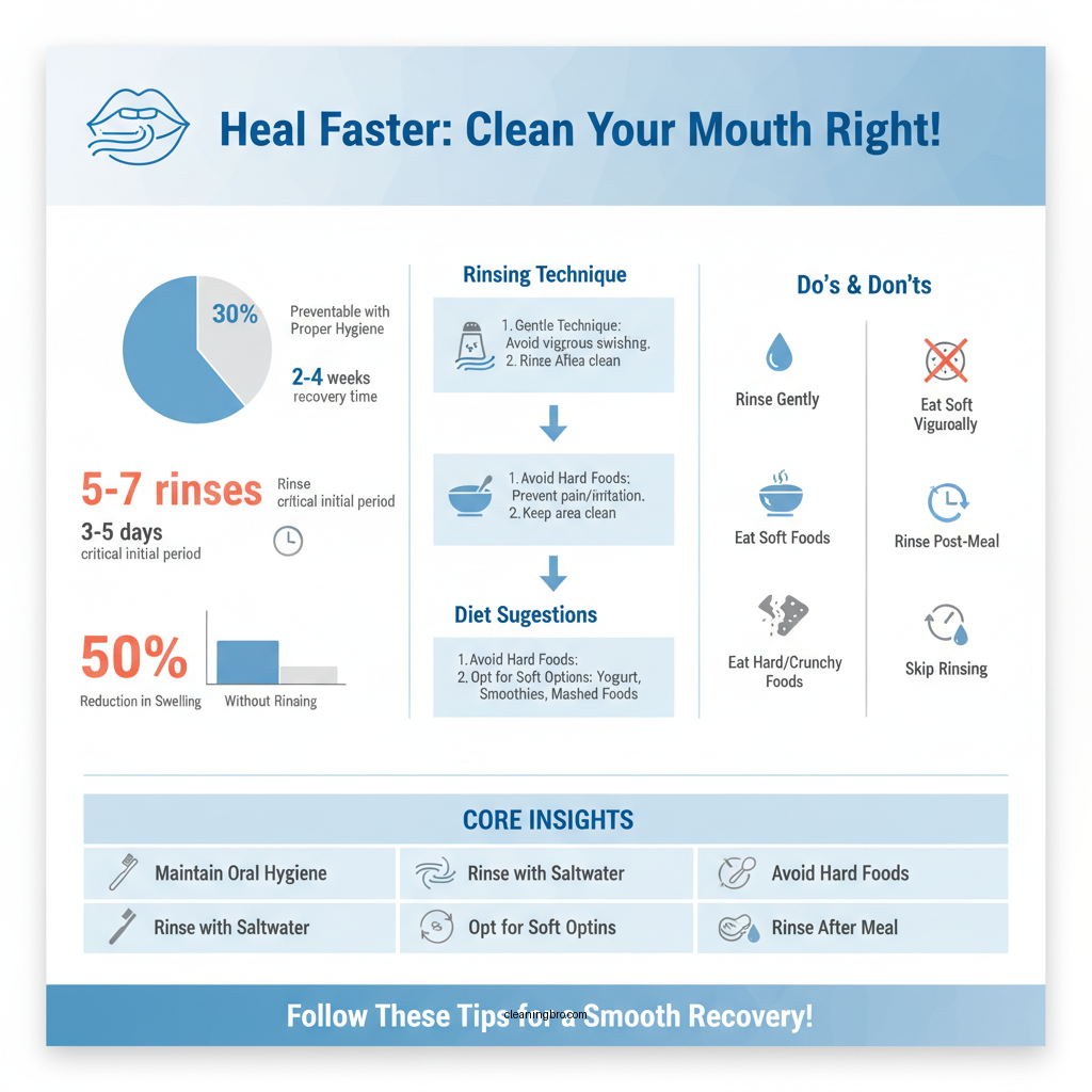 how to clean mouth after wisdom tooth extraction - Data Infographic and Statistics
