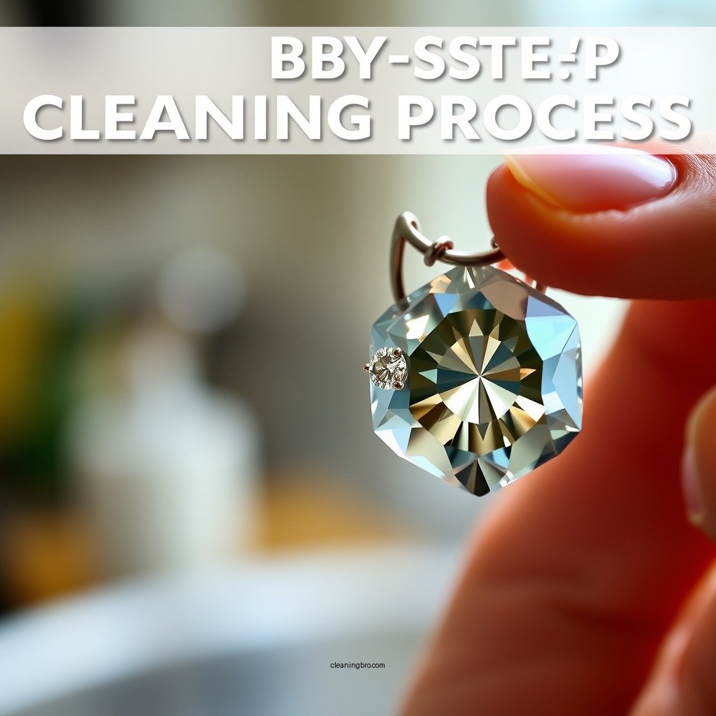 Step-by-Step Cleaning Process - how to clean my diamond earrings