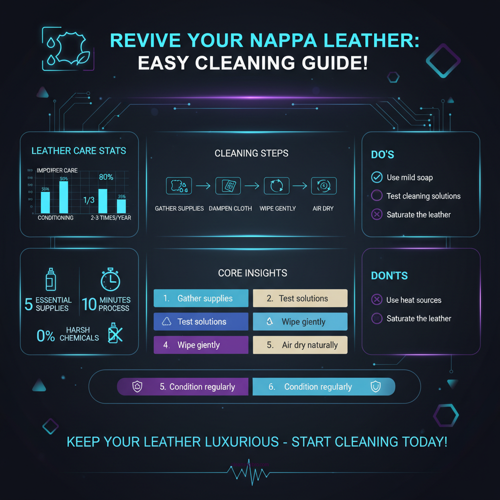 how to clean nappa leather - Data Infographic and Statistics