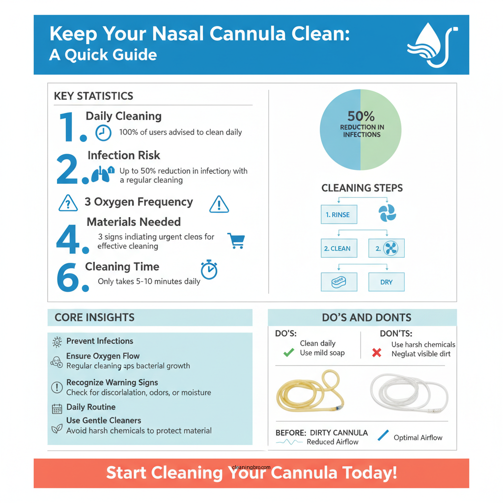 how to clean nasal cannula - Data Infographic and Statistics