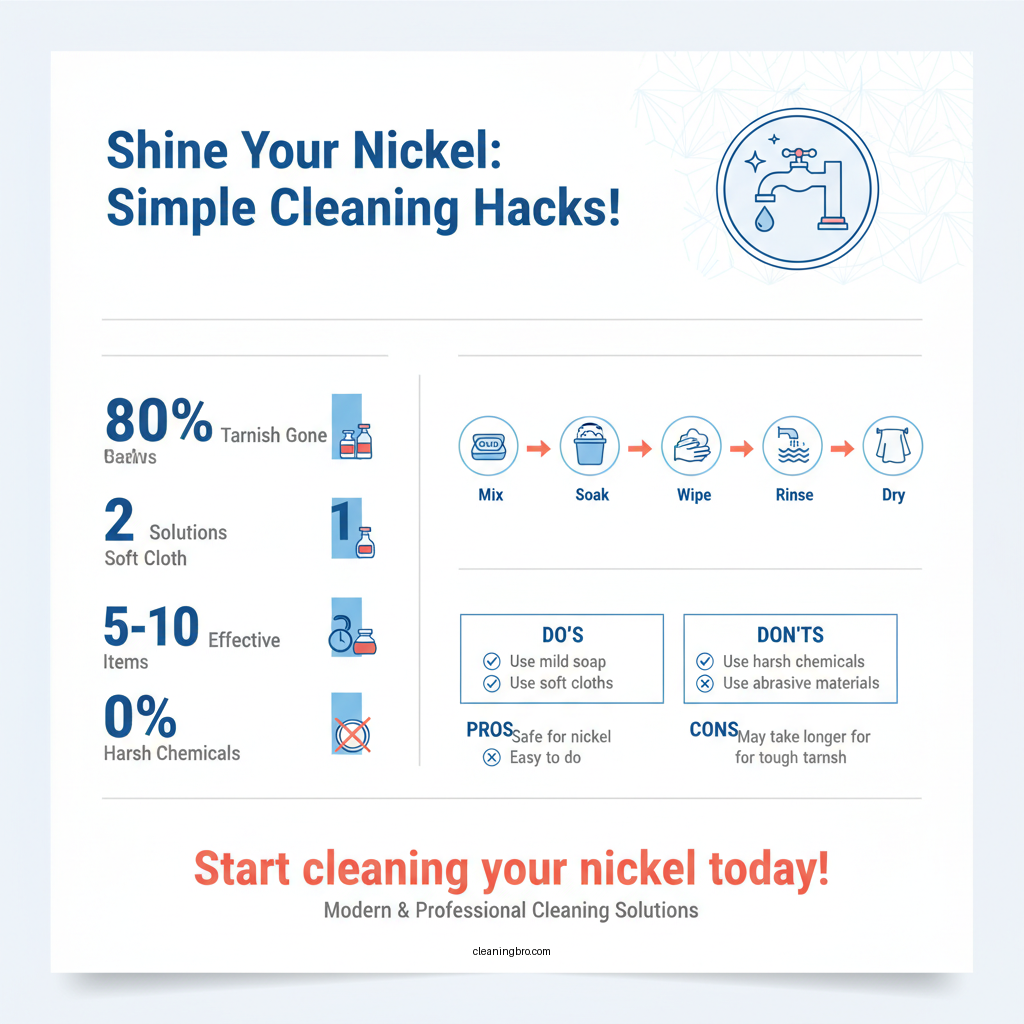 how to clean nickel - Data Infographic and Statistics