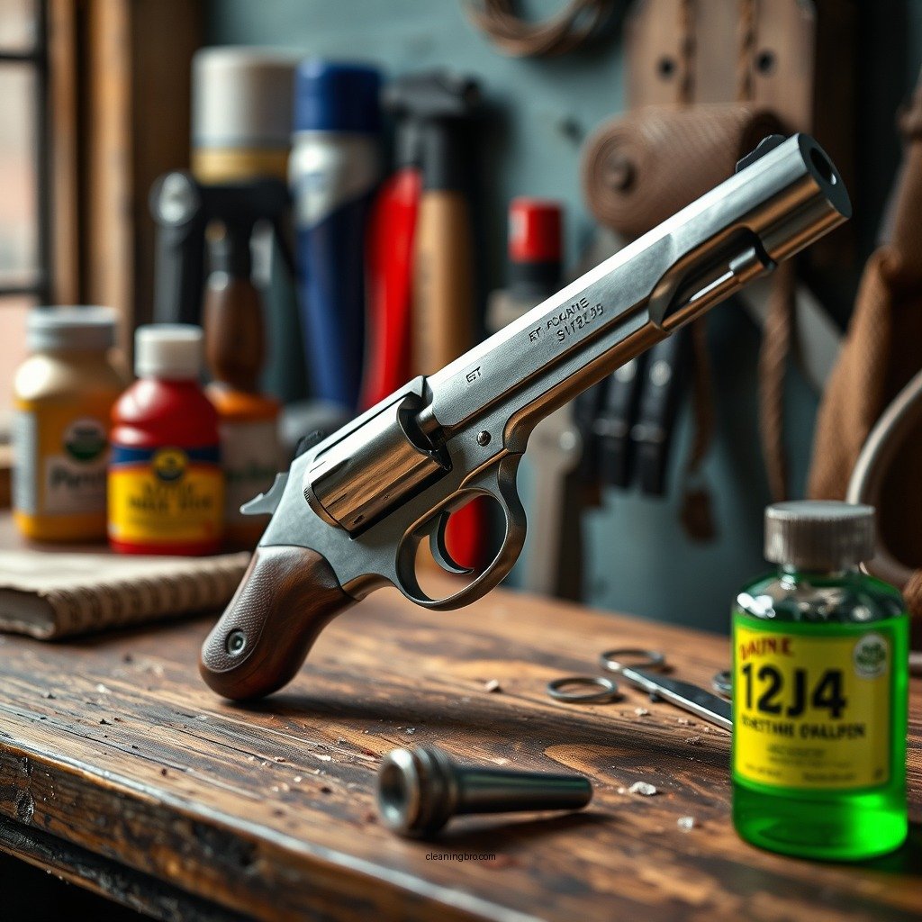 Gather Your Cleaning Supplies - how to clean nickel plated gun