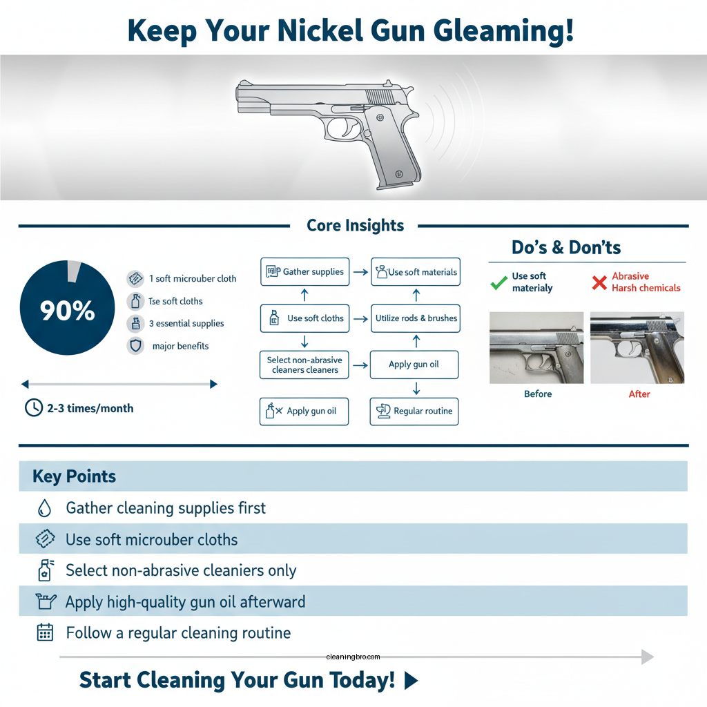 how to clean nickel plated gun - Data Infographic and Statistics