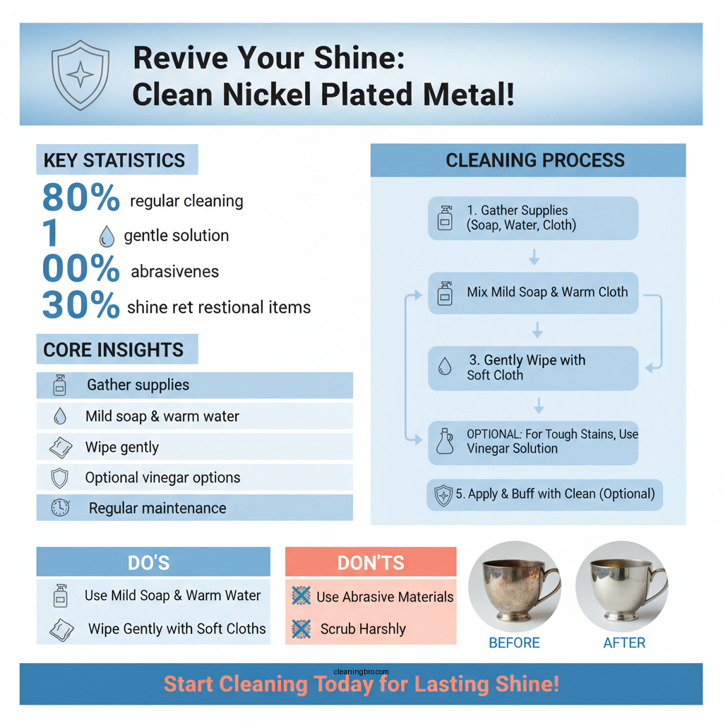 how to clean nickel plated metal - Data Infographic and Statistics